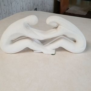 Vtg Royal Haegar Man and Woman Sandstone Sculpture